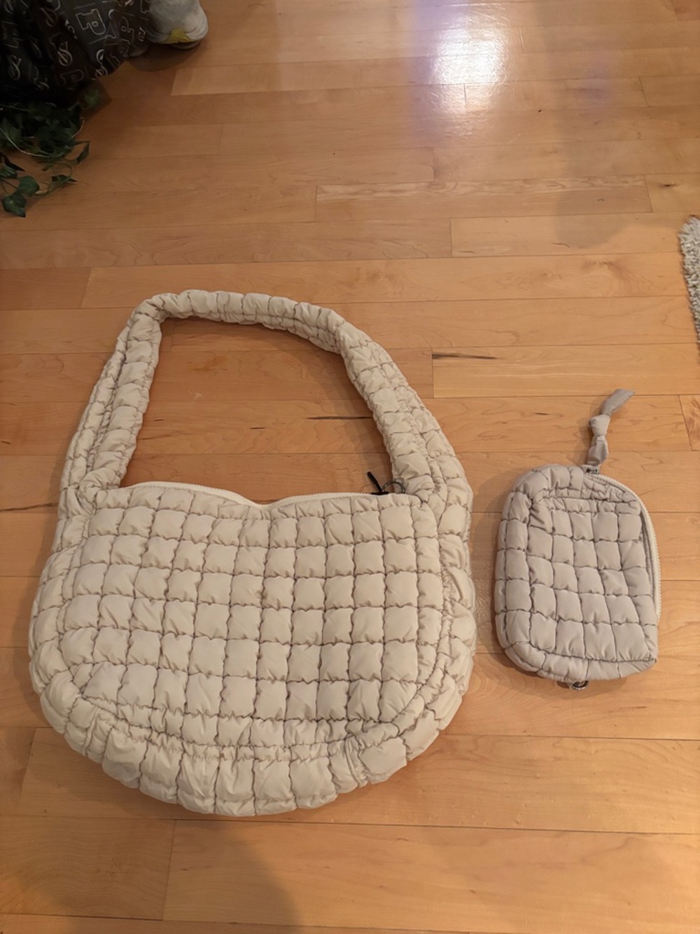 Puffer bag and pouch